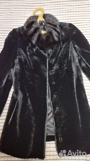 Полушубок мутоновый бу