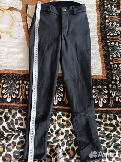 Бриджи для верховой езды детские утеплённые