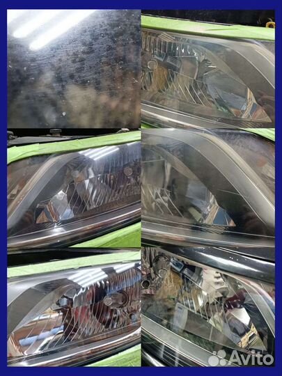 Полировка фар, замена линз, установка диодных линз