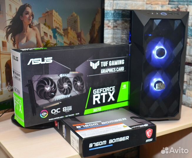 Игровой на RTX 3070 и i5 12400f