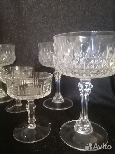 Хрустальные рюмки и бокалы Чехословакия