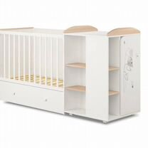 Кроватка для новорожденных с комодом Polini kids F