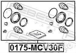 0175-MCV30F ремкомплект тормозного суппорта Febest