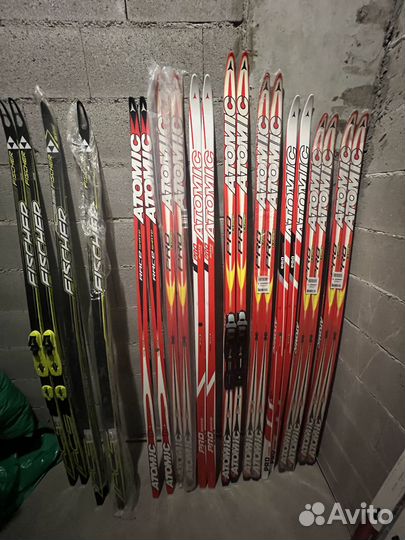 Беговые лыжи Fisher, Atomic, Madshus