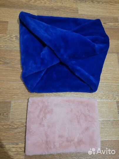 Меховой снуд,h&m, bershka