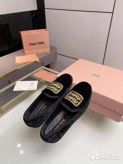 Лоферы женские Miu Miu