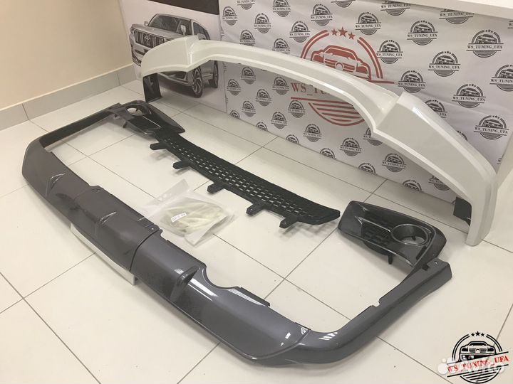 Обвес F-sport на lexus lx 570 (J200 ) белый P631