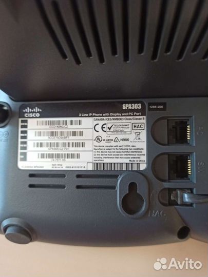 IP телефоны cisco SPA502g/SPA303
