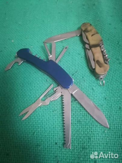 Нож складной швейцарский
