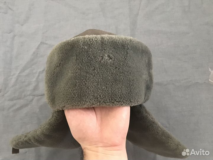 Зимняя шапка-ушанка ГДР