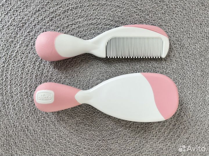 Chicco Щетка и расческа натуральная
