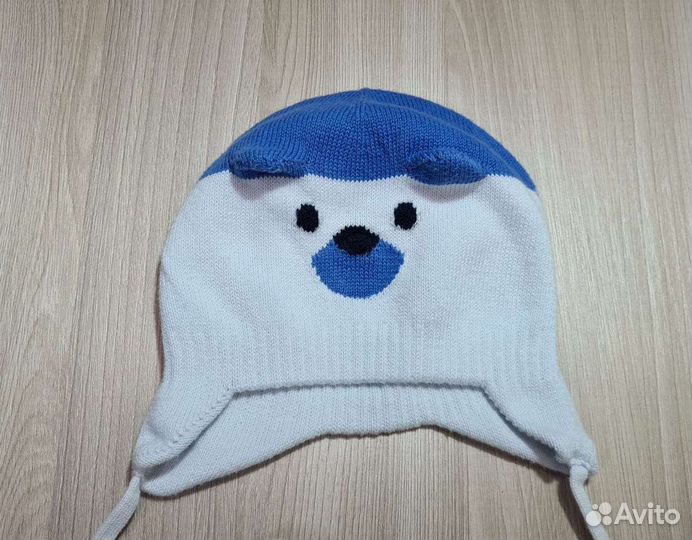 Шапка варежки комплект Babygo 3-6мес