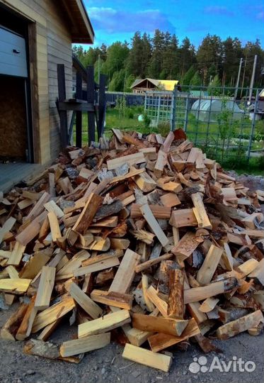 Дрова Ольха от 1 куба с доставкой в Выборге любого