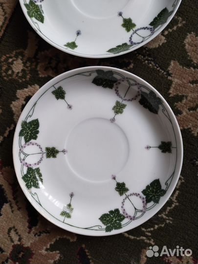 Антикварные блюдца гарднера.конаково.дулево