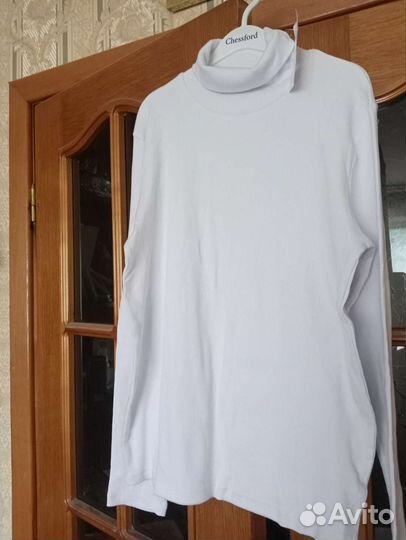 Водолазка белая 56 размер