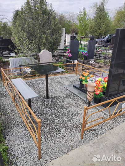 Благоустройство могил Ритуальные услуги уборка