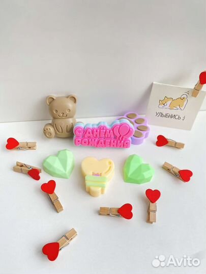 Мыло ручной работы С Днём Рождения