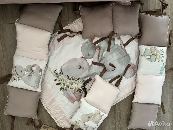 Бортики в детскую кроватку бу