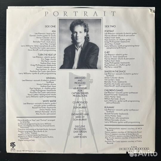 Lee Ritenour – Portrait (США 1987г.)