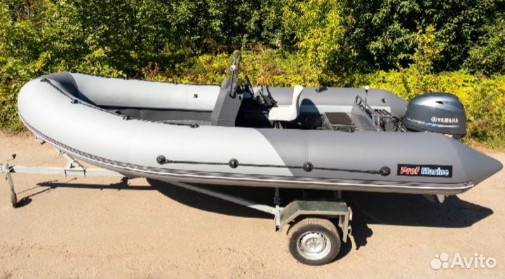 Лодка риб профмарин рм 550 RIB С ал. корпусом tob