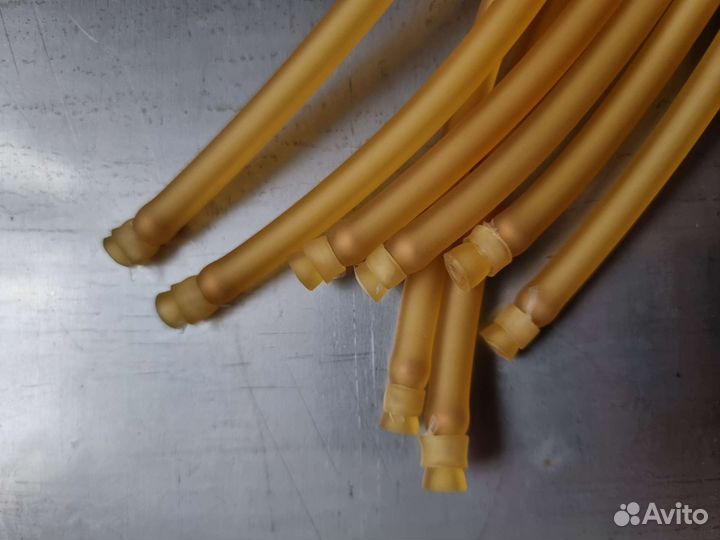 Тяги резиновые двойные с тросом нержавейка