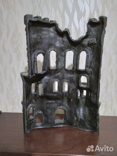 Deksi / Декорация для аквариума Крепость Грот