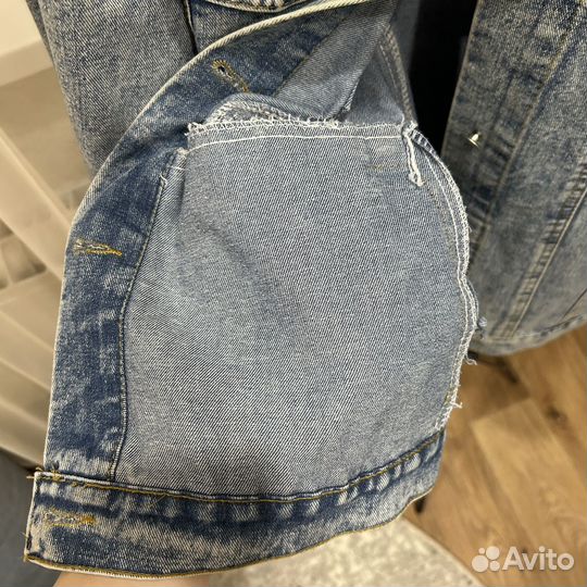 Джинсовая куртка унисекс 3xl