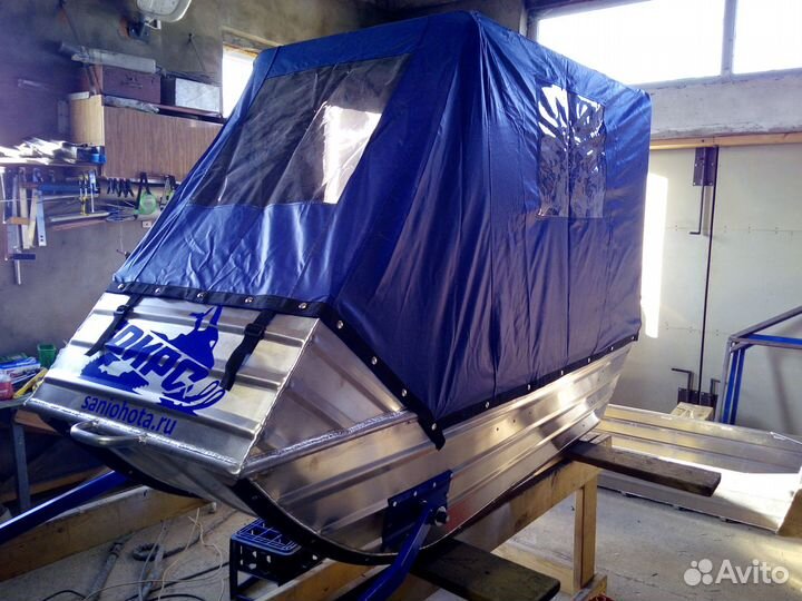 Сани-волокуши для снегохода (алюминиевые) е