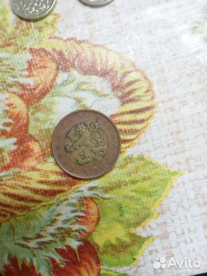 Чешские кроны монеты