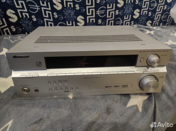 Рессивер усилитель pioneer vsx-416 5x100