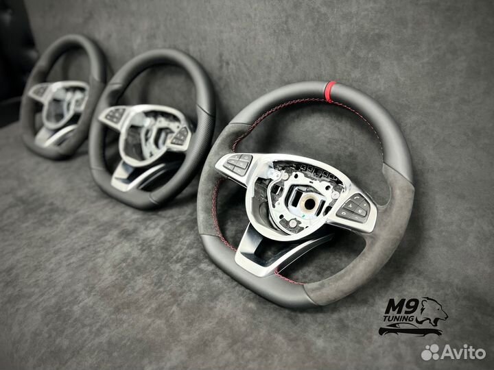Руль mercedes amg w213 (на обмен)