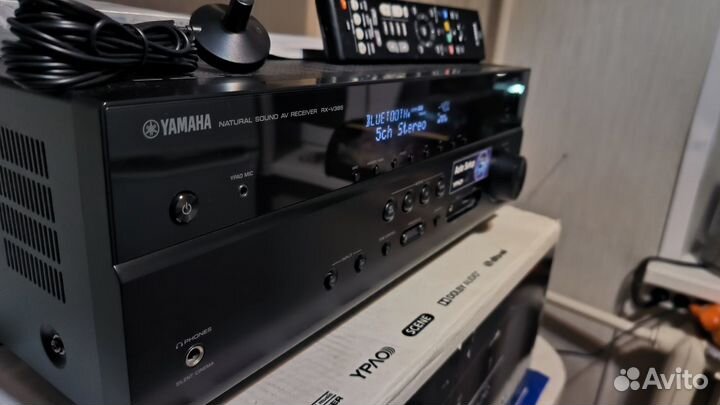 Ресивер Yamaha RX-V385 5.1 4К 60Гц Bluetooth USB