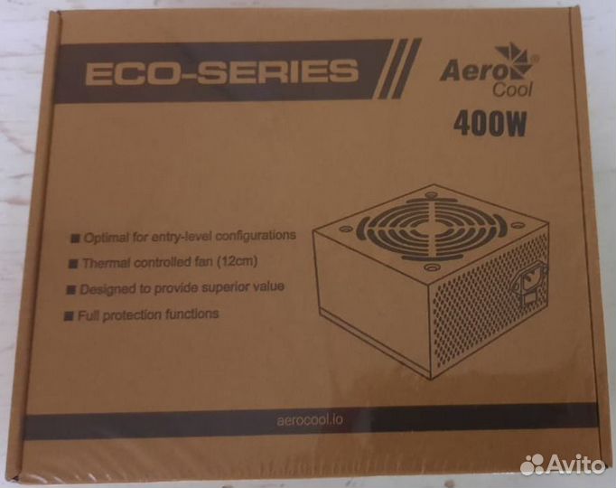 Блок питания AeroCool ECO-series (400W120mm) Новый