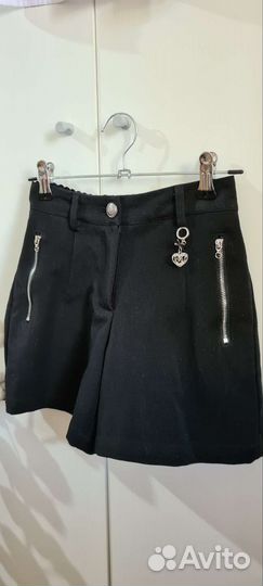 Шорты школьные черные (школьная форма)