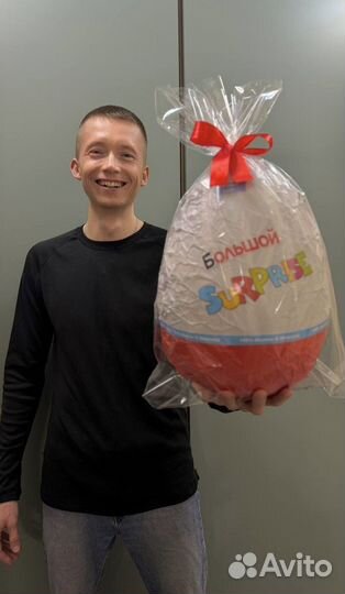 Большое шоколадное яйцо