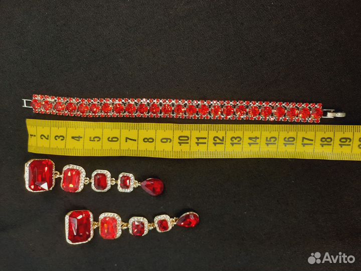 Серьги, браслет