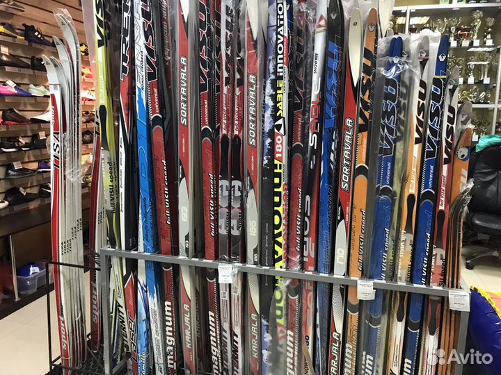 Лыжи Karjala без насечек 160-170см