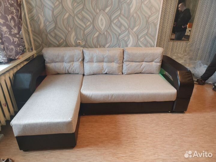 Угловой Диван Манчестер бежевый