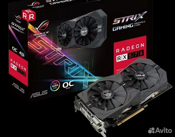 Radeon RX 570 ROG Strix OC Edition 8gb