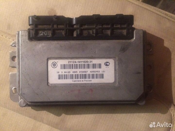 Эбу мозги ваз 21124-1411020 калина приора 16кл