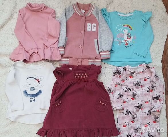 Вещи для девочки пакетом 80-86