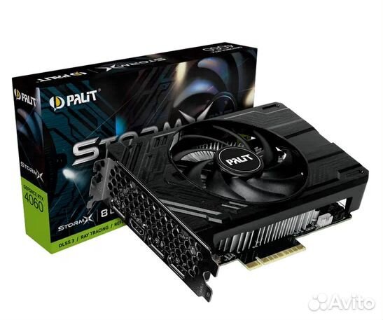 Новая Видеокарта Palit GeForce RTX 4060 StormX