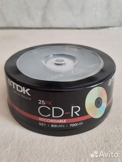 Диски-болванки TDK cd-r