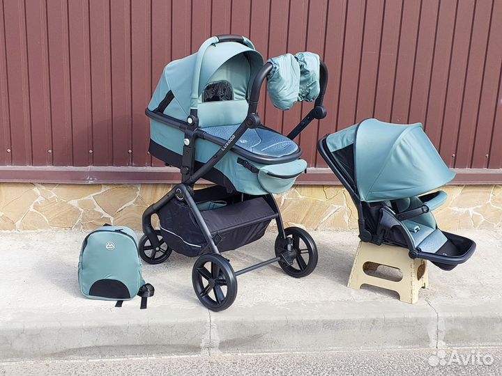 Коляска 2в1 Новая красота (Зелёный)