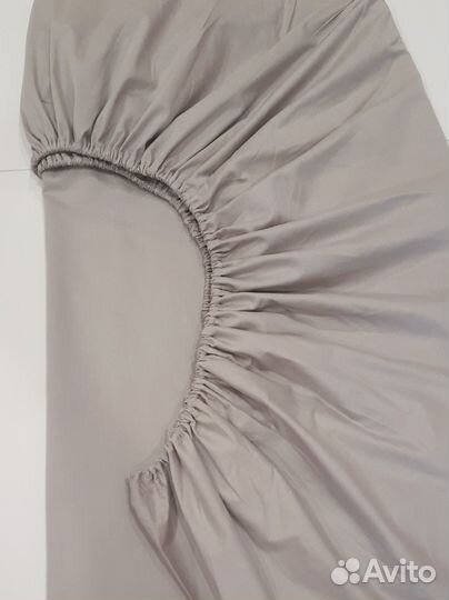 Простыня на резинке сатин, поплин