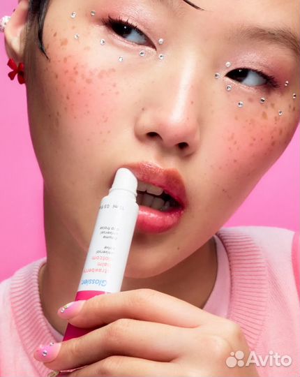 Glossier бальзам Strawberry Balm Dotcom 15 мл