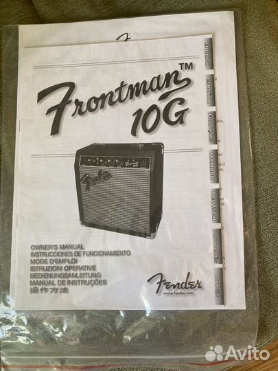 Комбоусилитель Fender frontman 10G