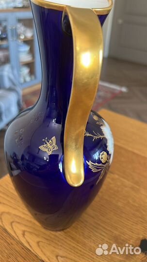 Ваза кобальт, кувшин линднер