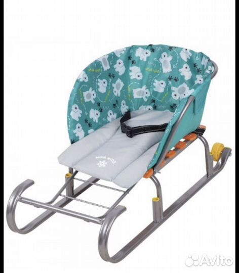 Санки складные Nika Nikki 3 с матрасом