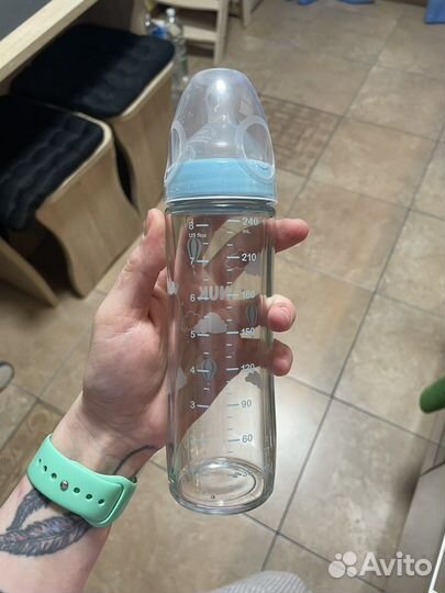 Бутылочки для кормления nuk стеклянная